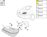 Lanterna Traseira - Lado Direito