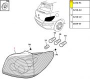 Lanterna Traseira - Lado Esquerdo