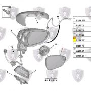Lente do Retrovisor - Lado Esquerdo/ Com Base