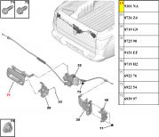 9101NA-Macaneta do Porta Malas - (TAMPA TRASEIRA) Com Chave