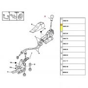 Manopla da Alavanca do Cambio - Cinza