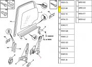 Maquina de Vidro da Porta Traseira - Lado Esquerdo