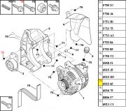 692545-Parafuso de Fixacao do Tensionador - Medida 6x100