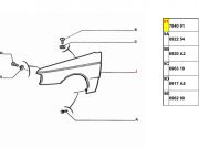 Paralama Dianteiro - Lado Direito