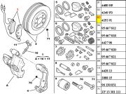 425157-Pastilha de Freio Dianteiro - Sistema Bendix