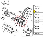 425132-Pastilha de Freio Dianteiro