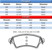Pastiha de Freio Dianteiro