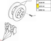 Pastilha de Freio Dianteiro - Sistema Bendix