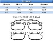 Pastilha de Freio Dianteiro - Sistema Bendix