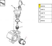 264304-Engrenagem do Sensor de Velocidade - 19 Dentes/ Copo Branco