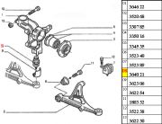 364021-Pivo da Bandeja da Suspensao - Pino Fino