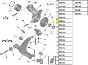 364050-Pivo da Bandeja - Curto/ Medida 18mm