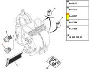 6445XE-Resistencia do Ventilador Interno