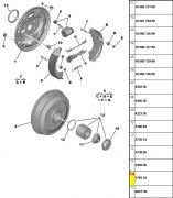 3748A1-Rolamento da Roda Traseira/ Medida 25x52x42