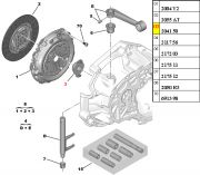 204150-Rolamento de Embreagem - Com Aba