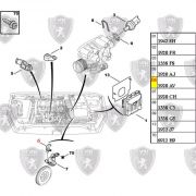 Sensor de Rotacao Branco Peugeot Partner / Citroen Berlingo / C3