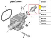 1338F8-Sensor de Temperatura Verde - Sem Rosca/ 2 Pinos - Pino Fino
