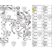 Tampa da Bomba de Combustivel - Com Regulagem