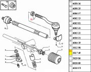 381749-Terminal de Direcao - Lado Direito