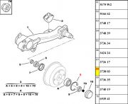 Trava do Rolamento da Roda - Alicate