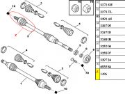 Tulipa do Semi Eixo - Lado Esquerdo/ 22 Estrias